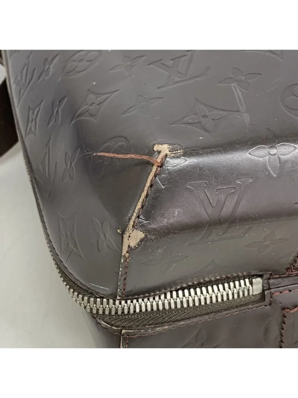 Louis Vuitton Boston Bag Monogram Glace Leather Ricky Cafe